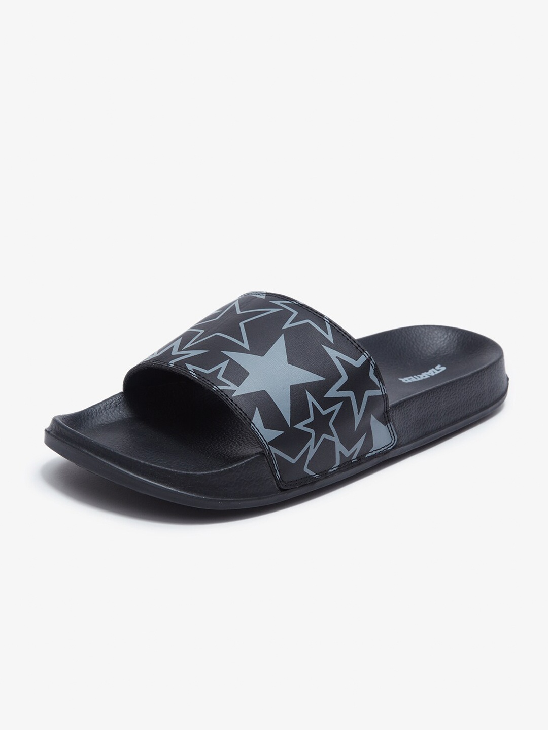 

STARTER Men Printed Slip-On Sliders, Black