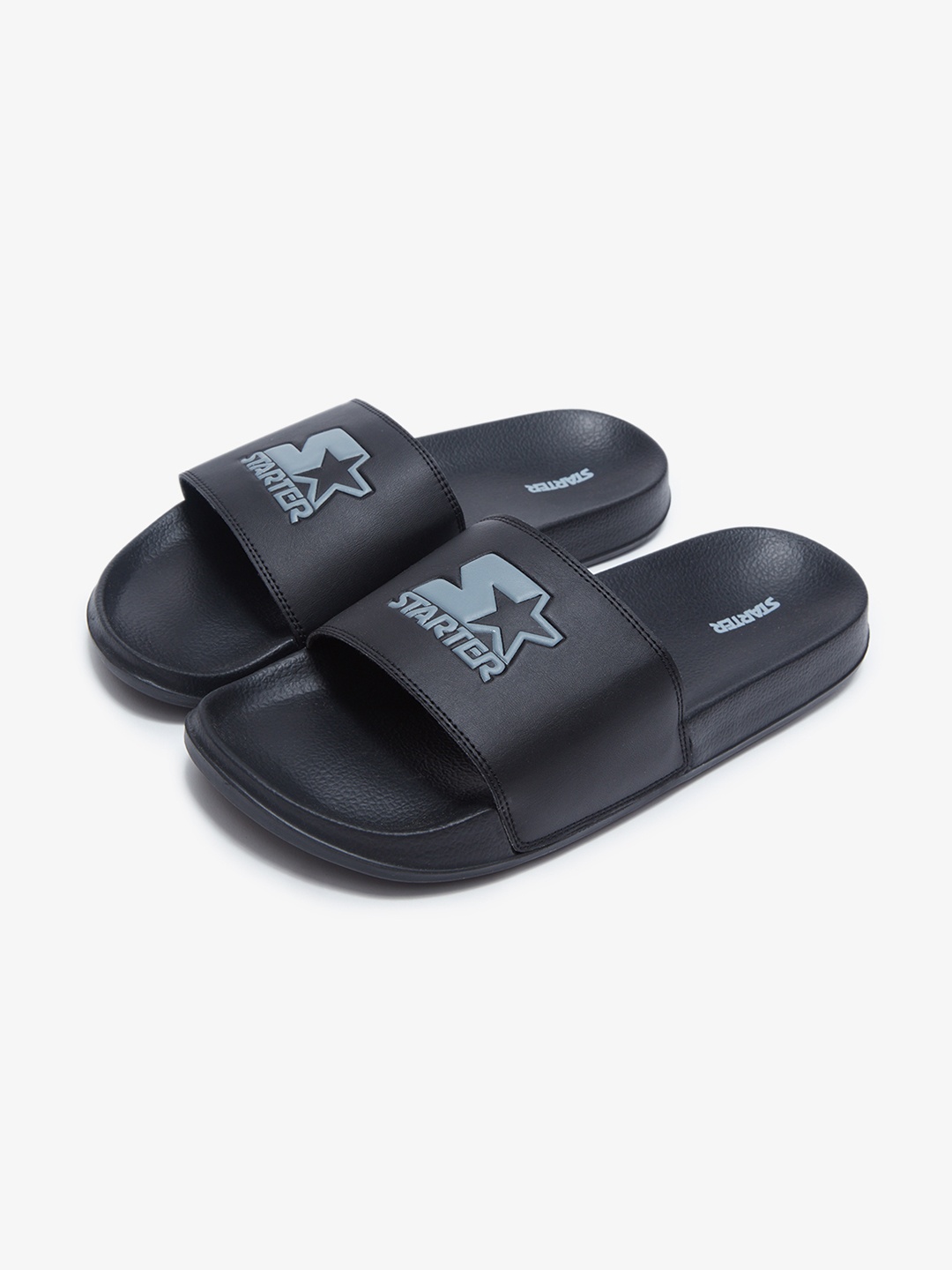 

STARTER Men Printed Slip-On Sliders, Black