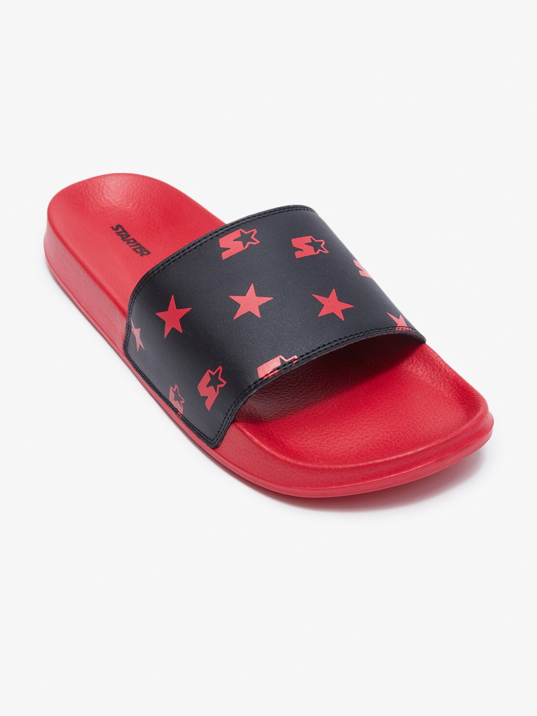 

STARTER Men Printed Slip-On Sliders, Red