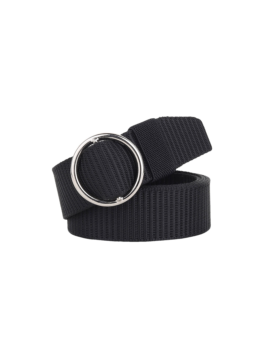 

HENEDA Women D-Ring Textured Belt, Black