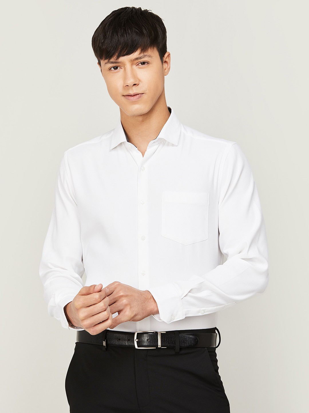 

CODE by Lifestyle Men Formal Shirt, White
