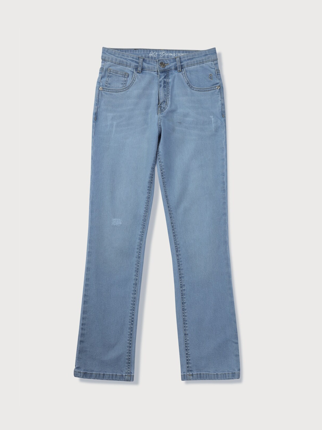 

Gini and Jony Boys Cotton Jeans, Blue