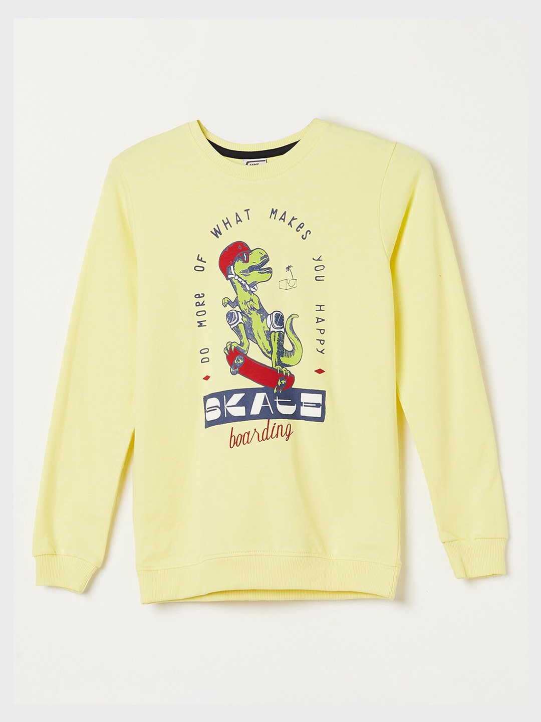 

Fame Forever by Lifestyle Boys Graphic Printed Cotton Sweatshirt, Green