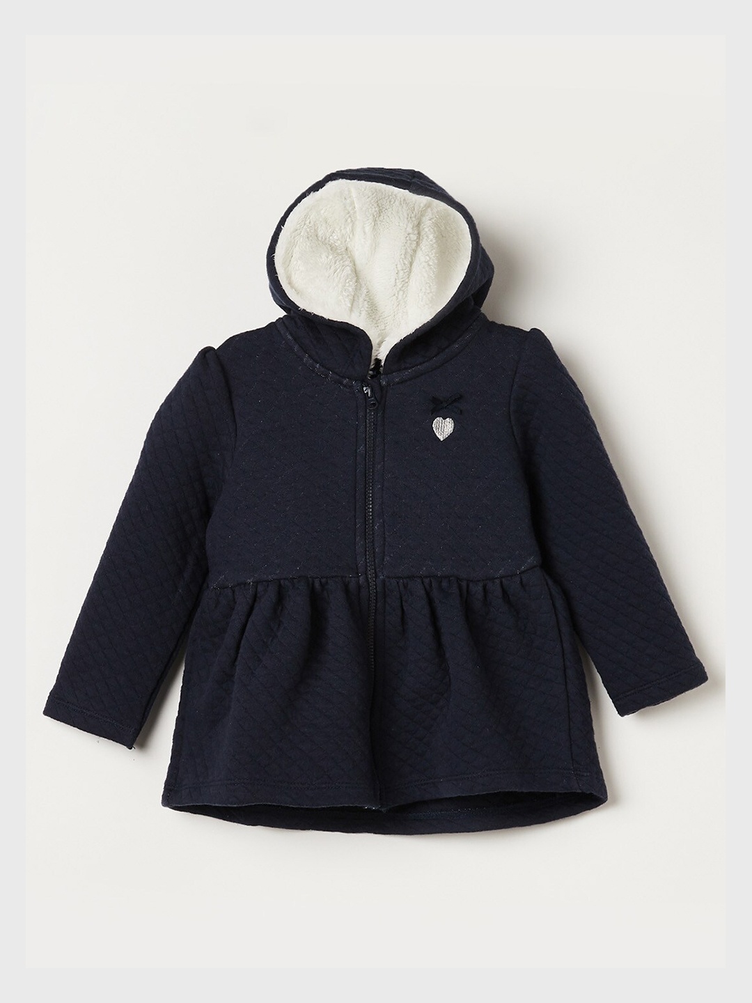 

Juniors by Lifestyle Girls Hooded Cotton Sweatshirt, Navy blue