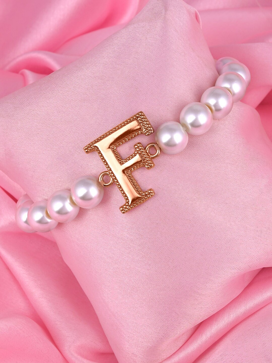 

Estele Women Pearls Rose Gold-Plated Bracelet