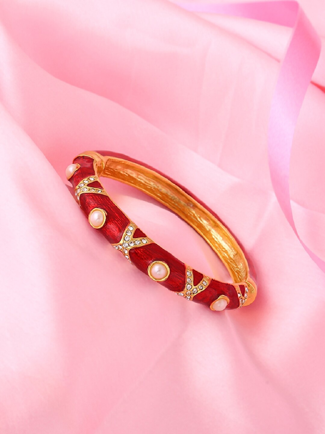 

Estele Women Gold-Plated Bangle-Style Bracelet
