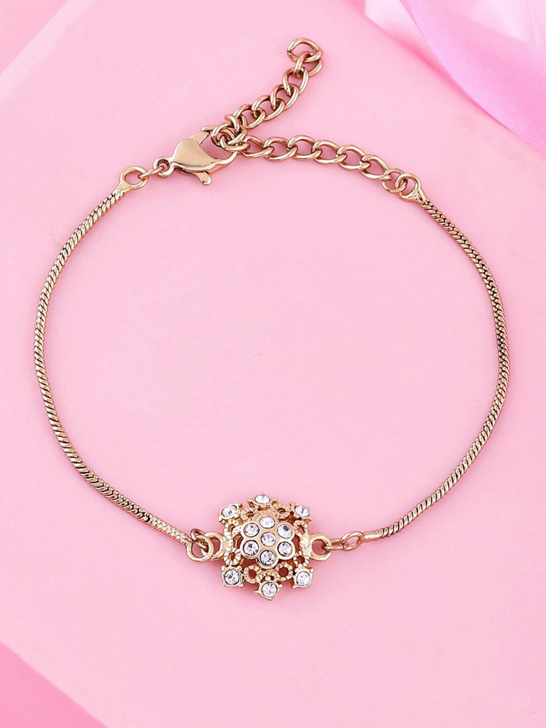 

Estele Women Gold-Plated Charm Bracelet