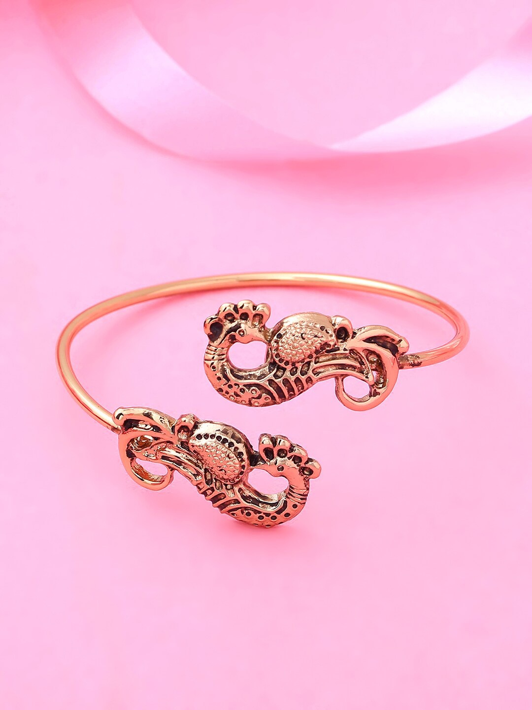 

Estele Women Gold-Plated Antique Kada Bracelet
