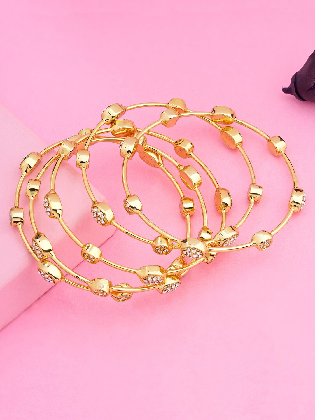 

Estele Women Gold-Plated Bangle-Style Bracelet