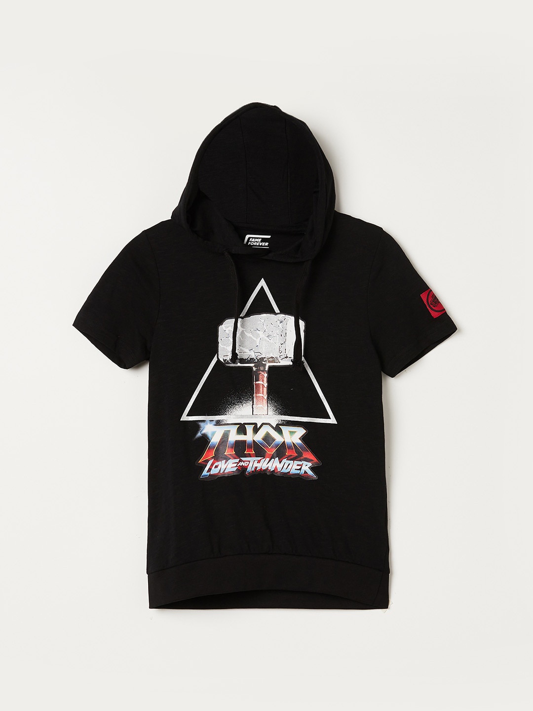 

Fame Forever by Lifestyle Boys Printed Pure Cotton T-shirt, Black
