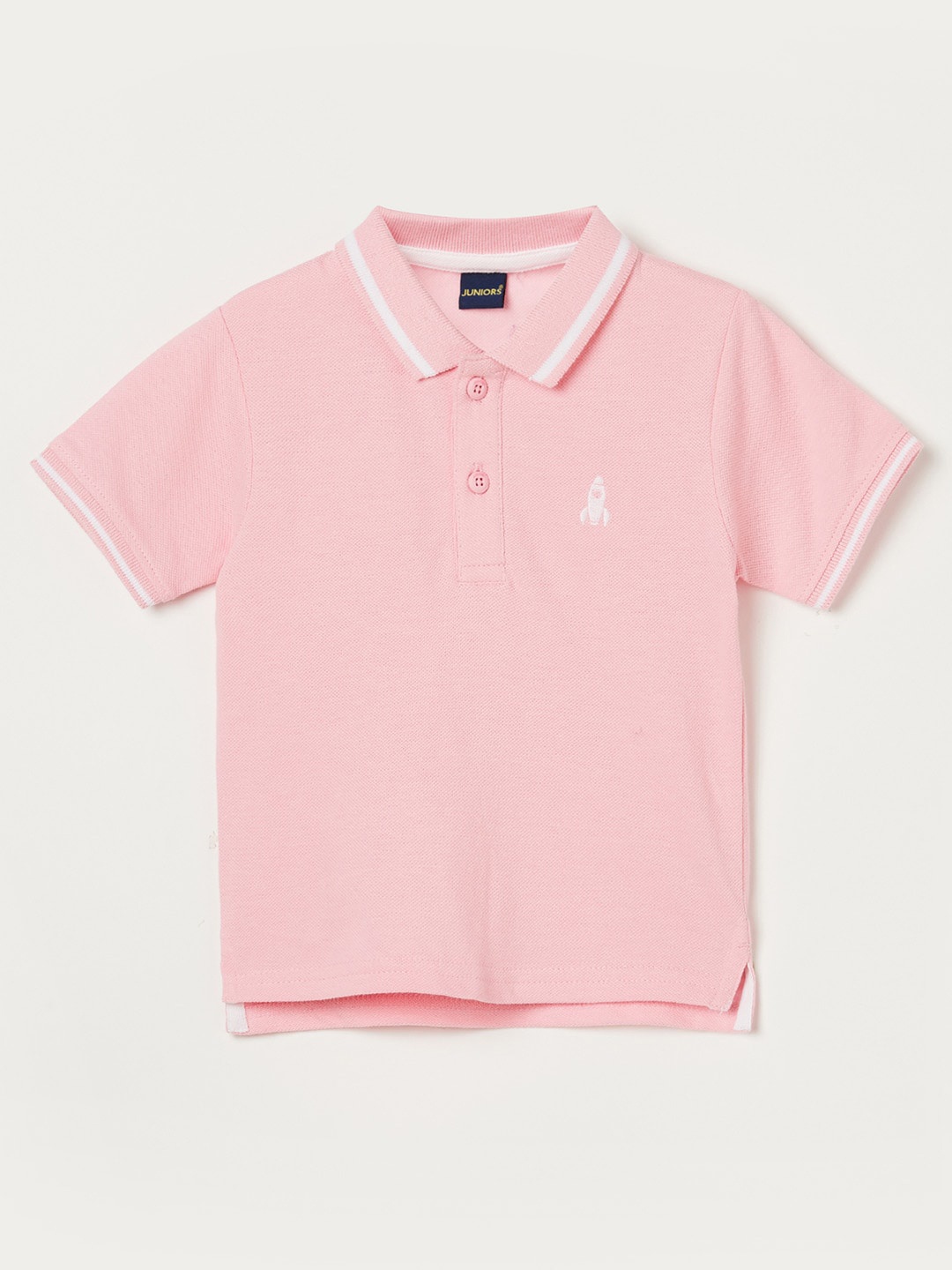 

Juniors by Lifestyle Boys Polo Collar Pure Cotton T-shirt, Pink