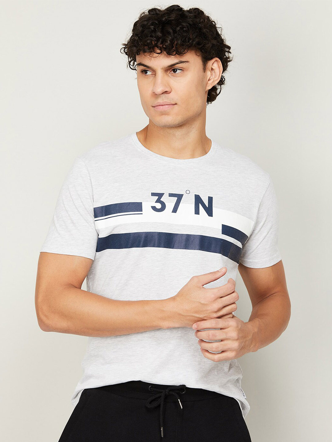 

Fame Forever by Lifestyle Men Typography Printed Cotton T-shirt, Grey