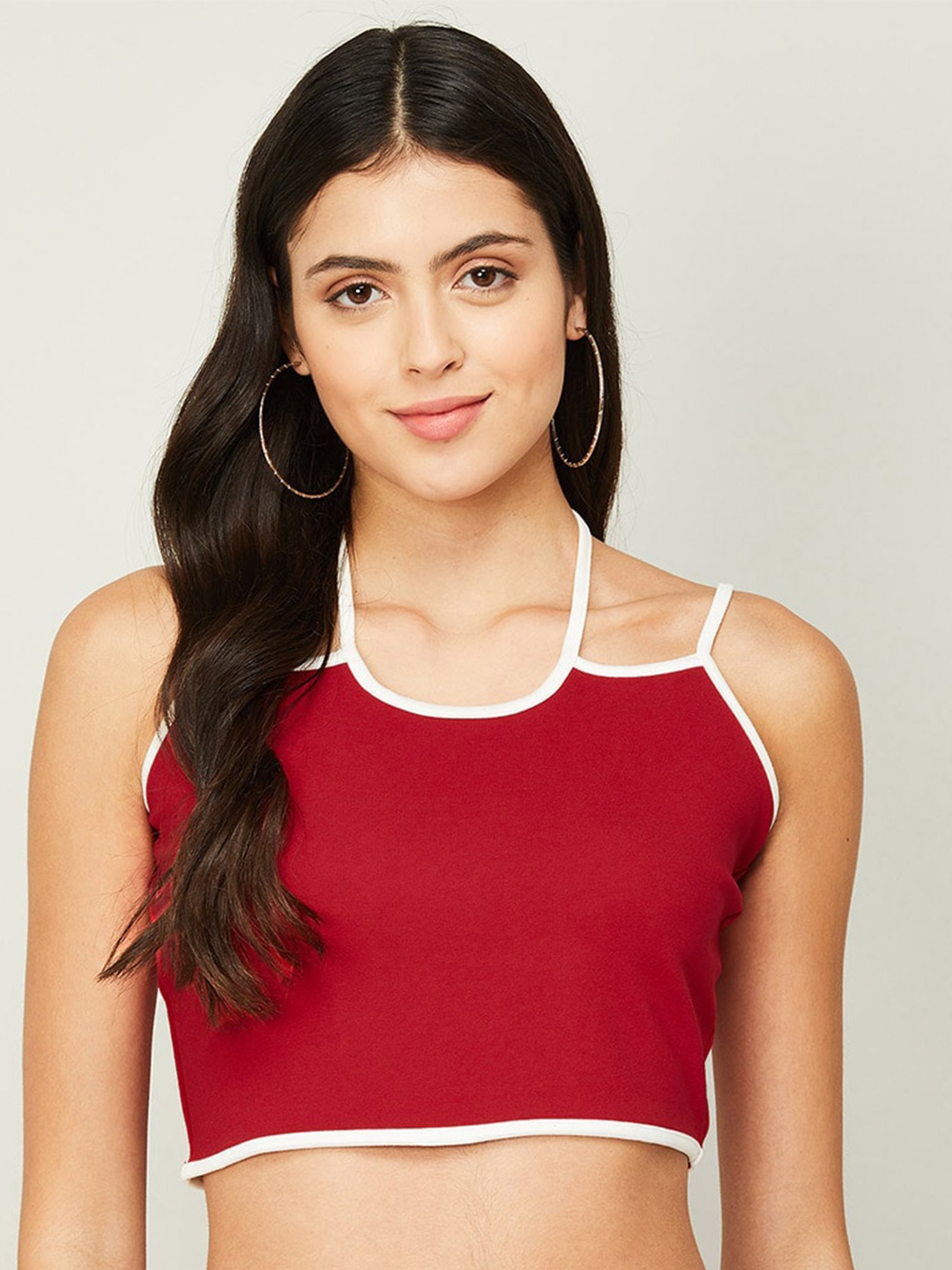 

Ginger by Lifestyle Bralette Crop Top, Red