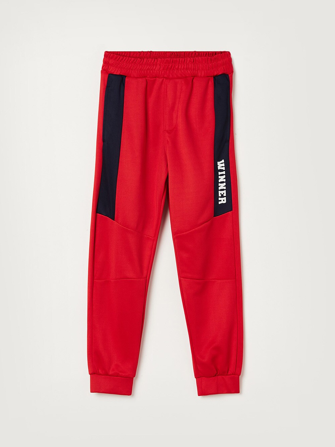 

Fame Forever by Lifestyle Boys Colourblocked Joggers, Red
