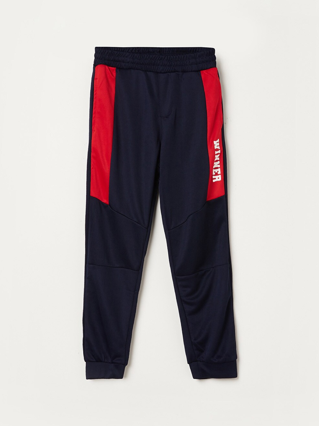 

Fame Forever by Lifestyle Boys Colourblocked Regular Fit Joggers, Navy blue