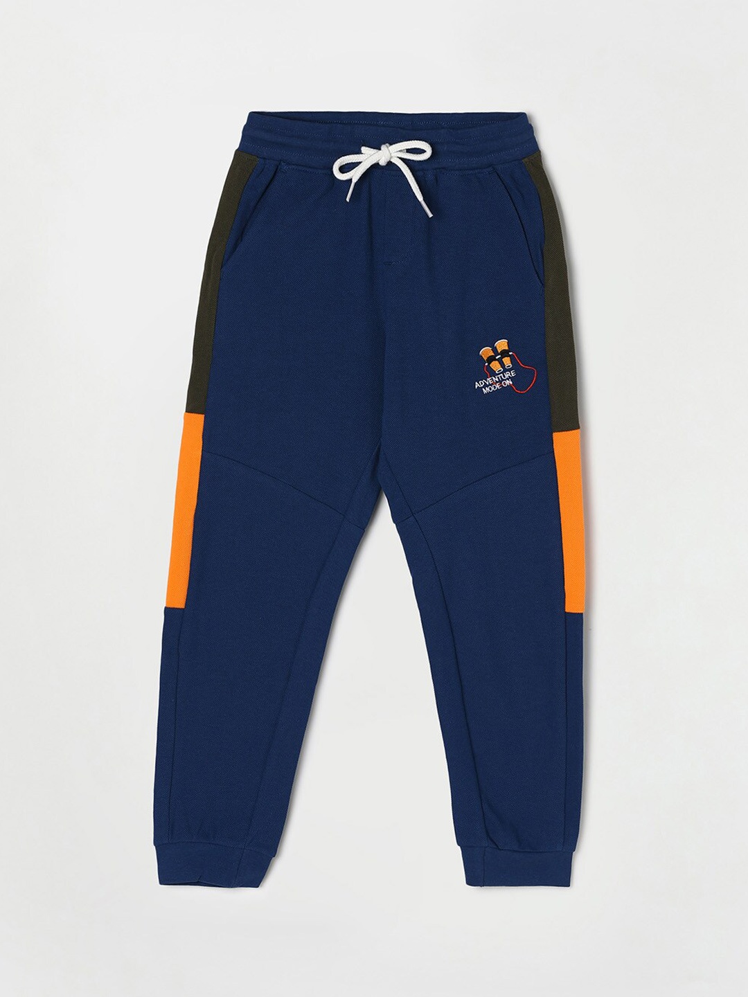 

Fame Forever by Lifestyle Boys Pure Cotton Joggers, Navy blue