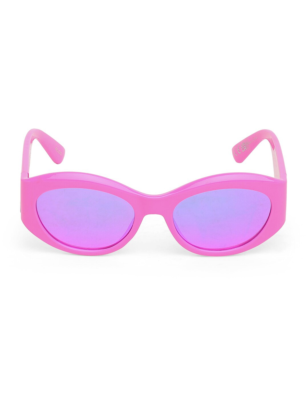 

ALDO Women Pink Lens & Pink Oval Sunglasses