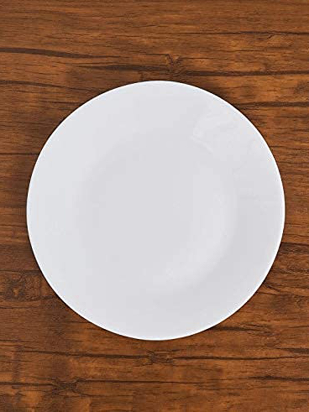 

SkyKey White & Grey Set of 6 Printed Bone China Glossy Plates