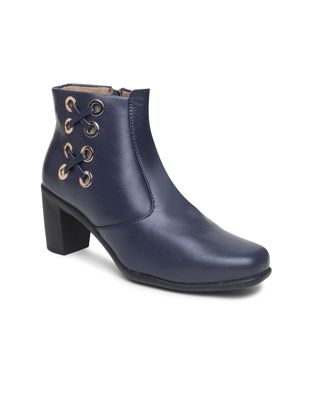 

VALIOSAA Women Mid-Top Regular Boots, Navy blue
