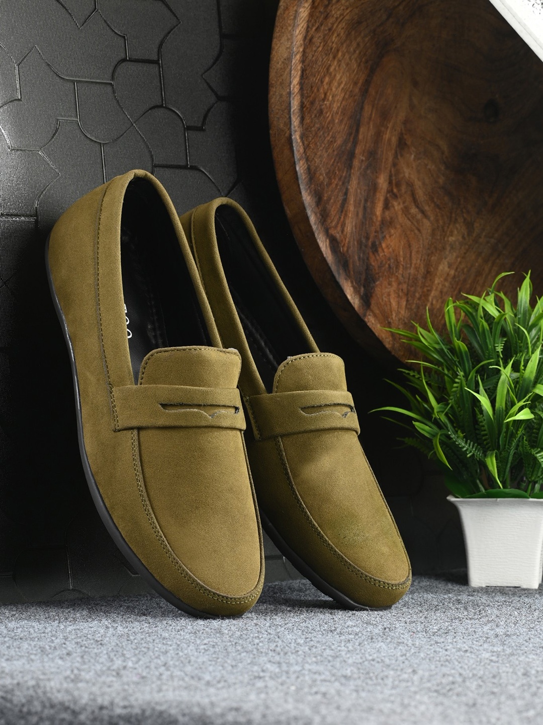 

JOKATOO Men Comfort Insole Loafers, Green