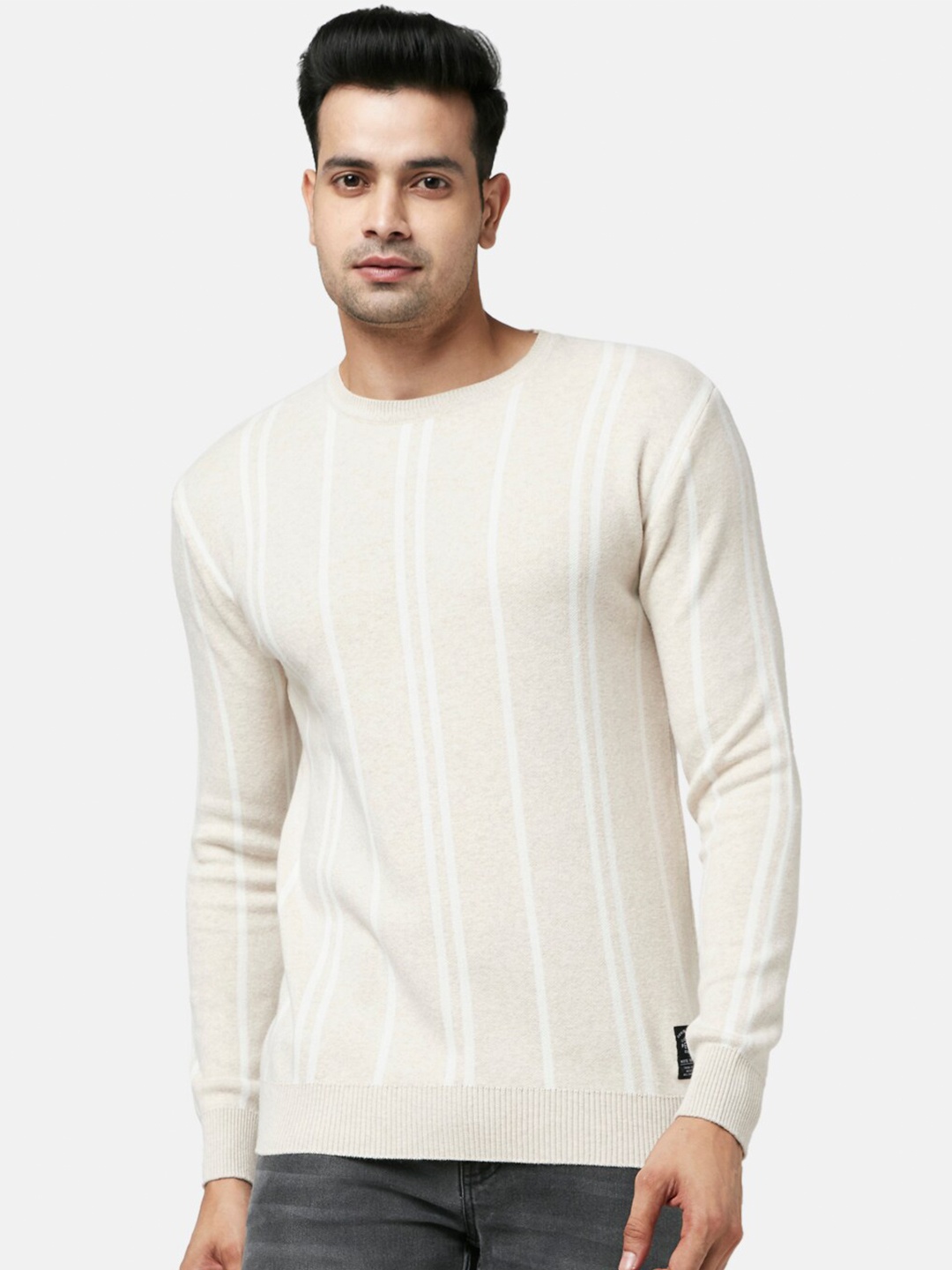 

People Men Beige Long Sleeves SMU