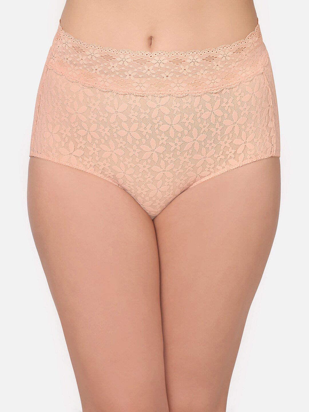 

Wacoal Women Self-Design High-Rise Hipster Briefs, Peach
