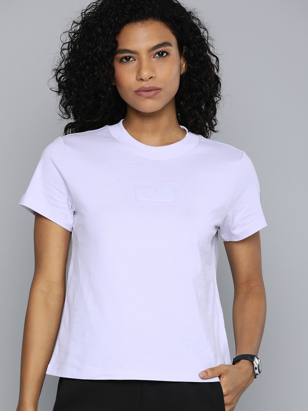 

PUMA Motorsport Brand Logo Scuderia Ferrari Formula 1 Pure Cotton T-shirt, Lavender