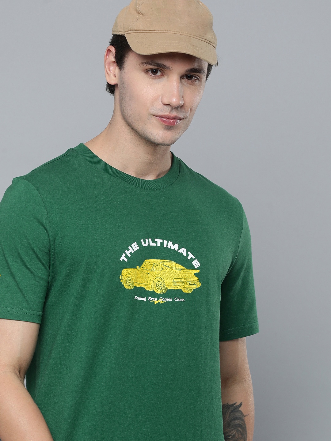 

PUMA Motorsport Porsche Legacy Graphic Printed Regular fit T-shirt, Green