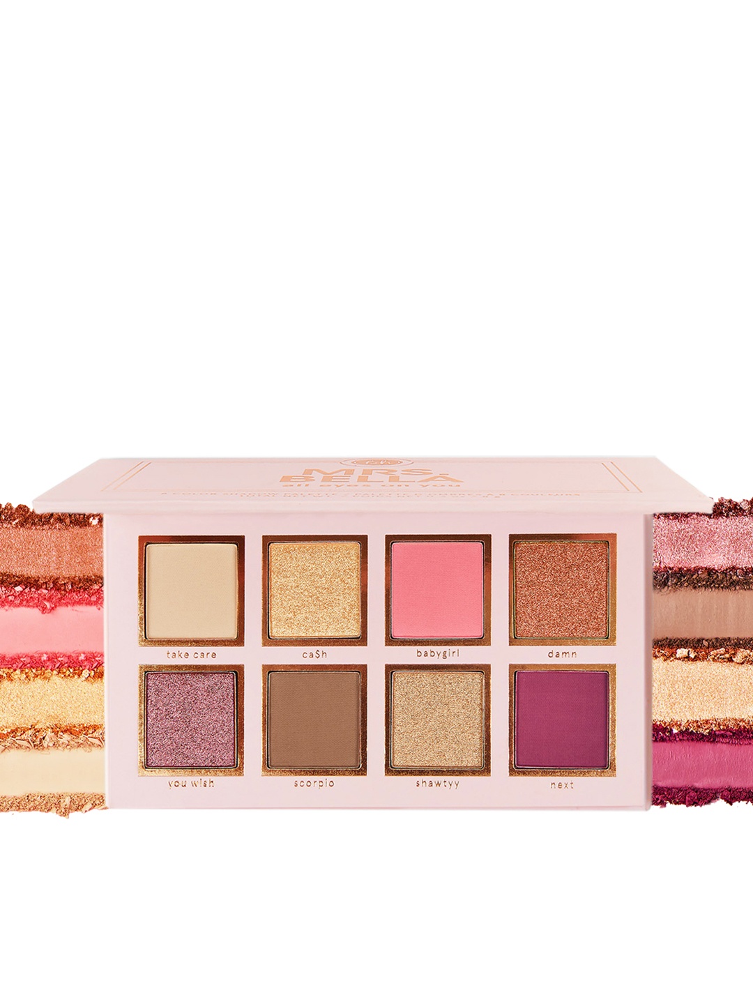 

BH COSMETICS Mrs. Bella All Eyes On You 8-Color Eyeshadow Palette - 8g, Pink