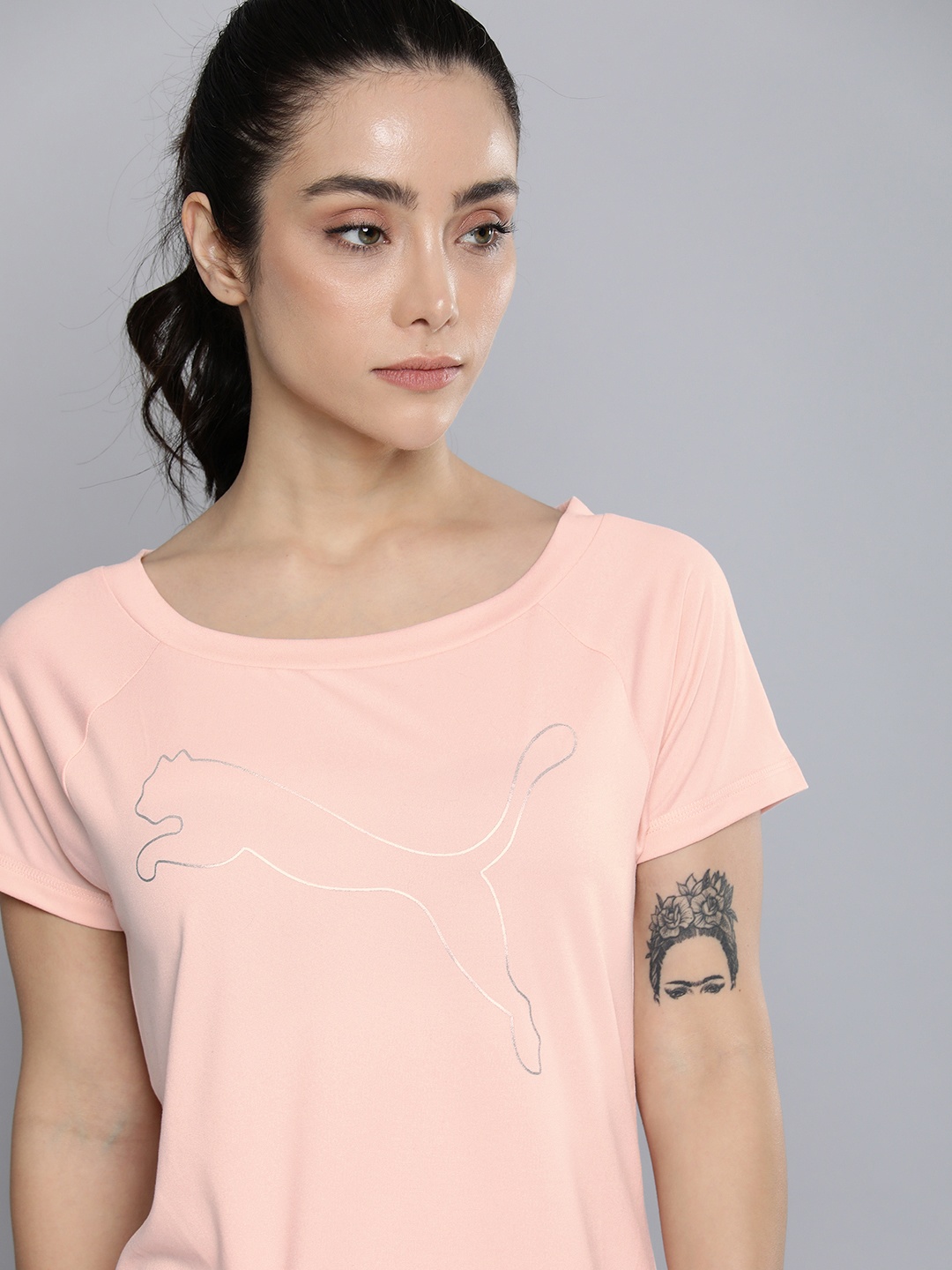 

Puma Favourite Jersey Regular Fit Cat Dry-Cell Training or Gym T-shirt, Pink