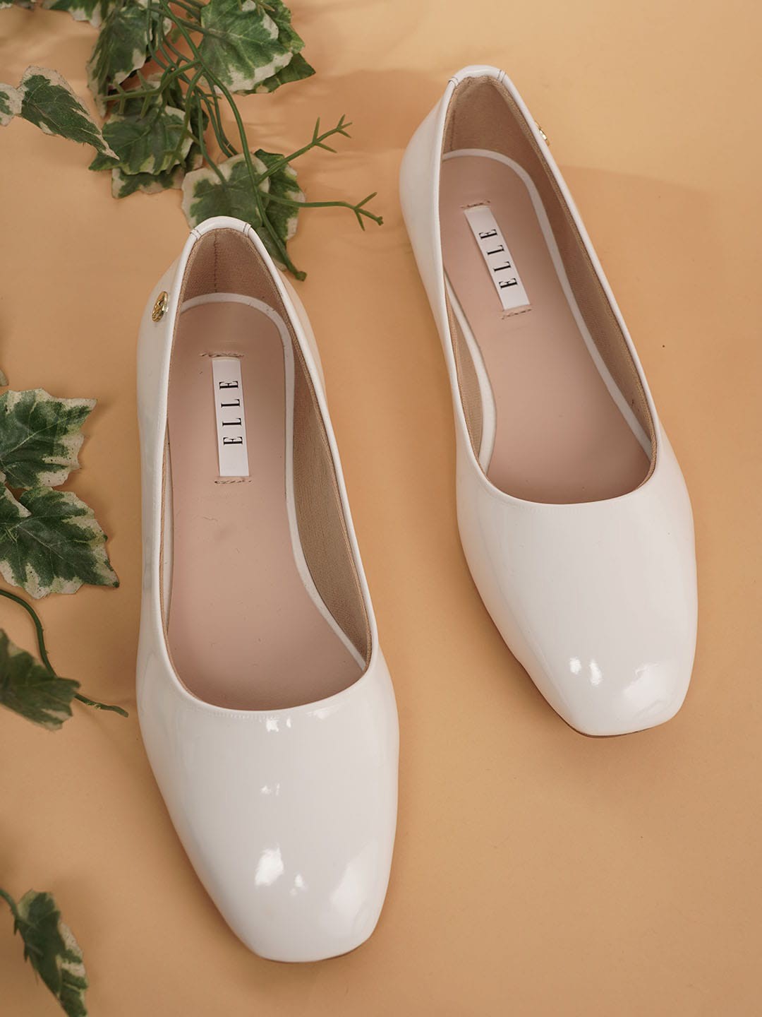 

ELLE Women Slip-On Ballerinas, White