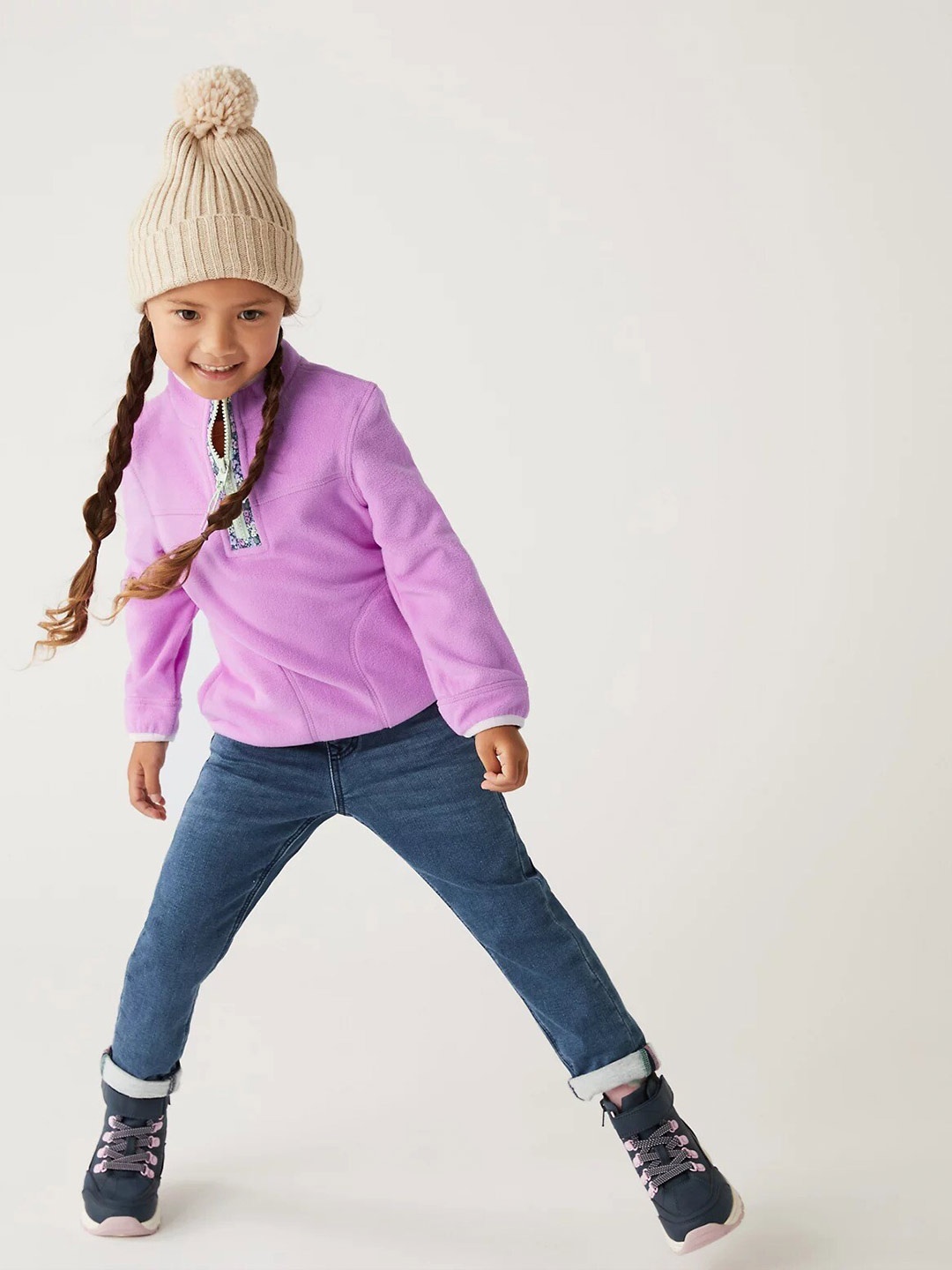 

Marks & Spencer Girls Printed Sweatshirt, Purple
