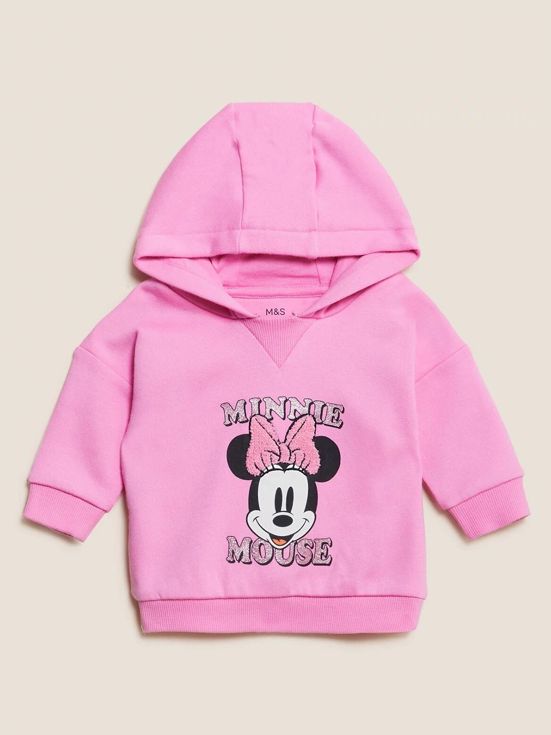 

Marks & Spencer Girls Mickey Mouse Printed Pullover Sweatshirt, Pink