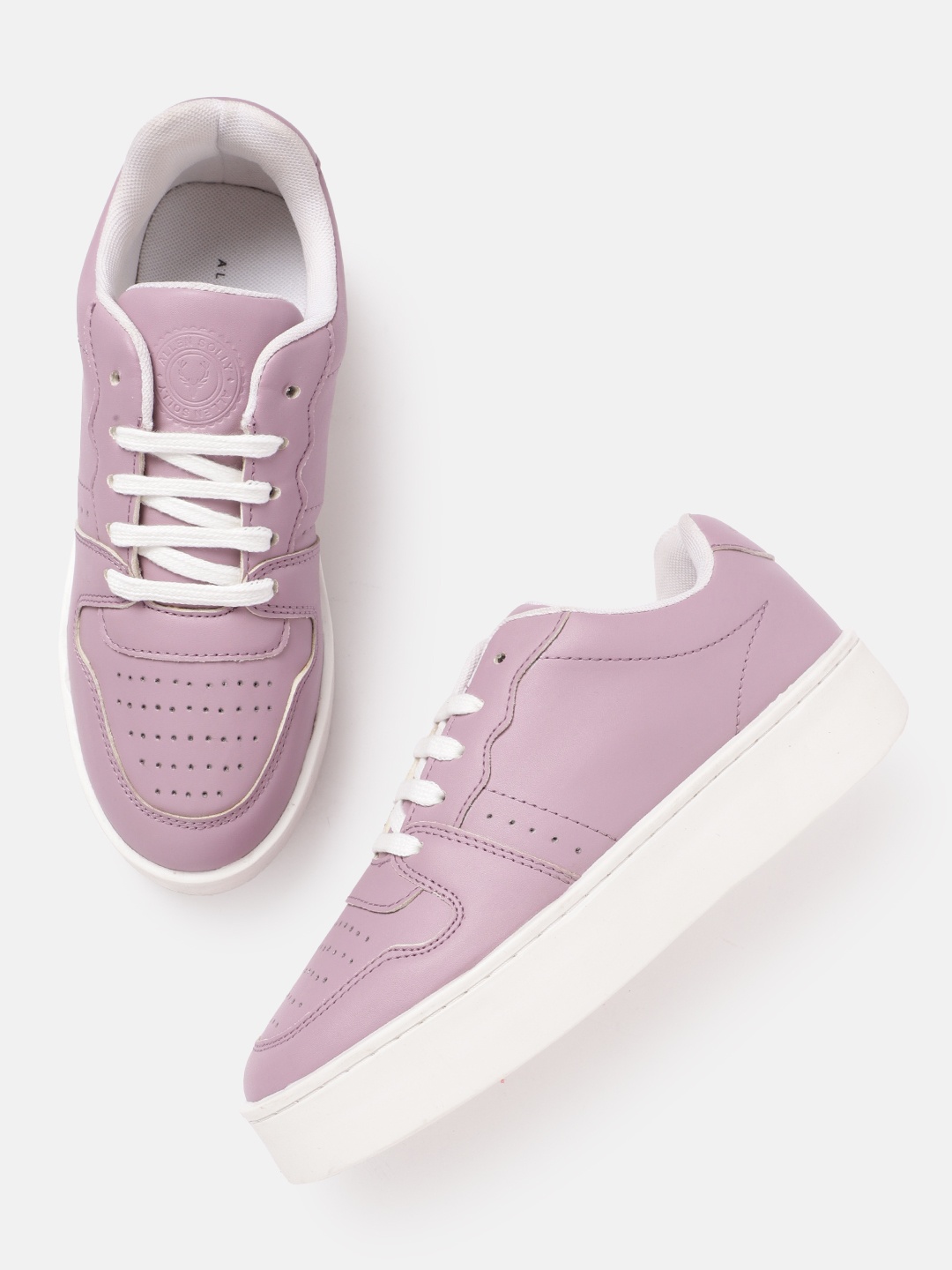 

Allen Solly Women Perforated Sneakers, Purple