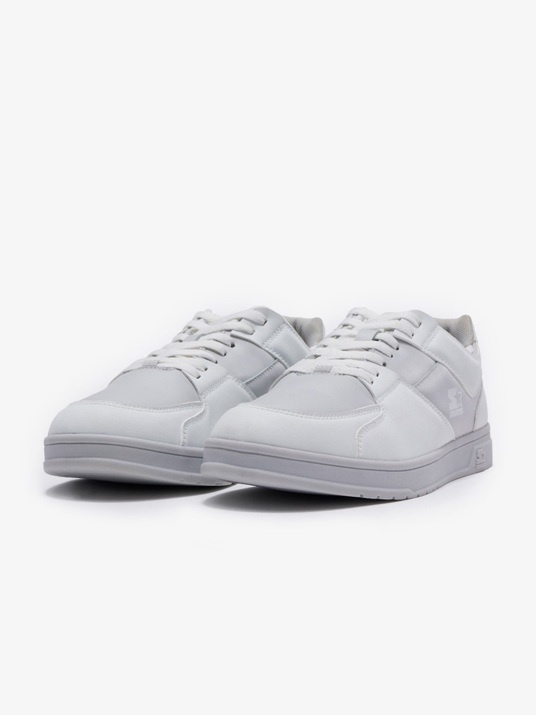 

STARTER Men Colourblocked Lace-up Sneakers, White