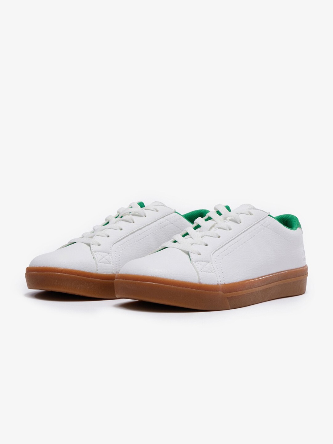 

STARTER Men PU Lace-up Casual Sneakers, White