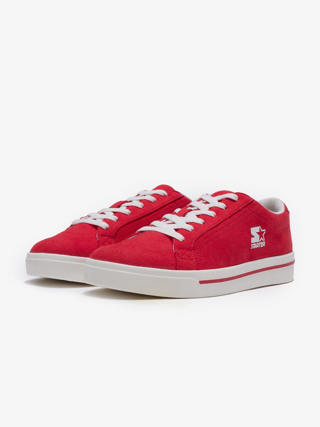 

STARTER Men Colourblocked Lace-up Sneakers, Red