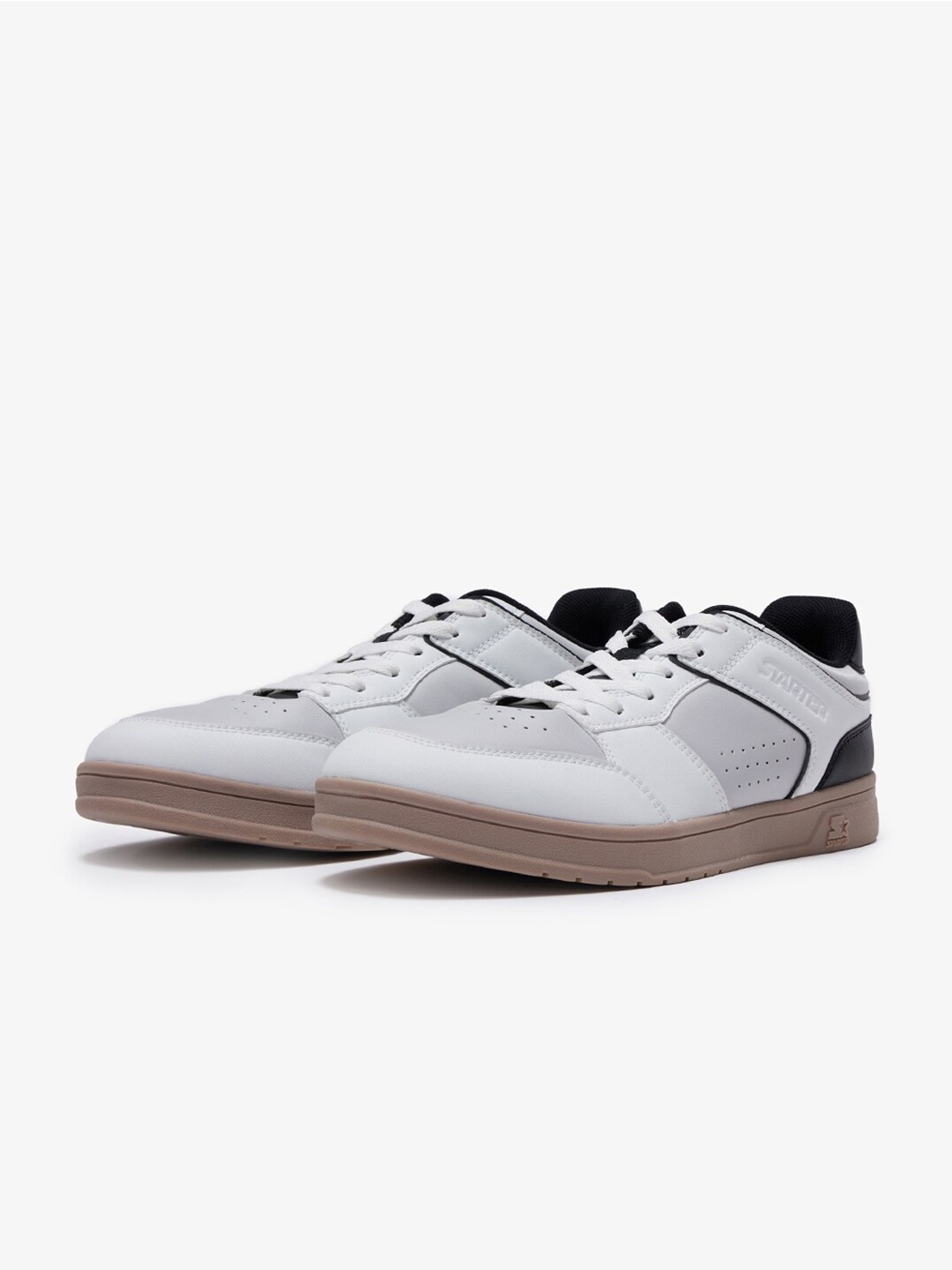 

STARTER Men Colourblocked Sneakers, White