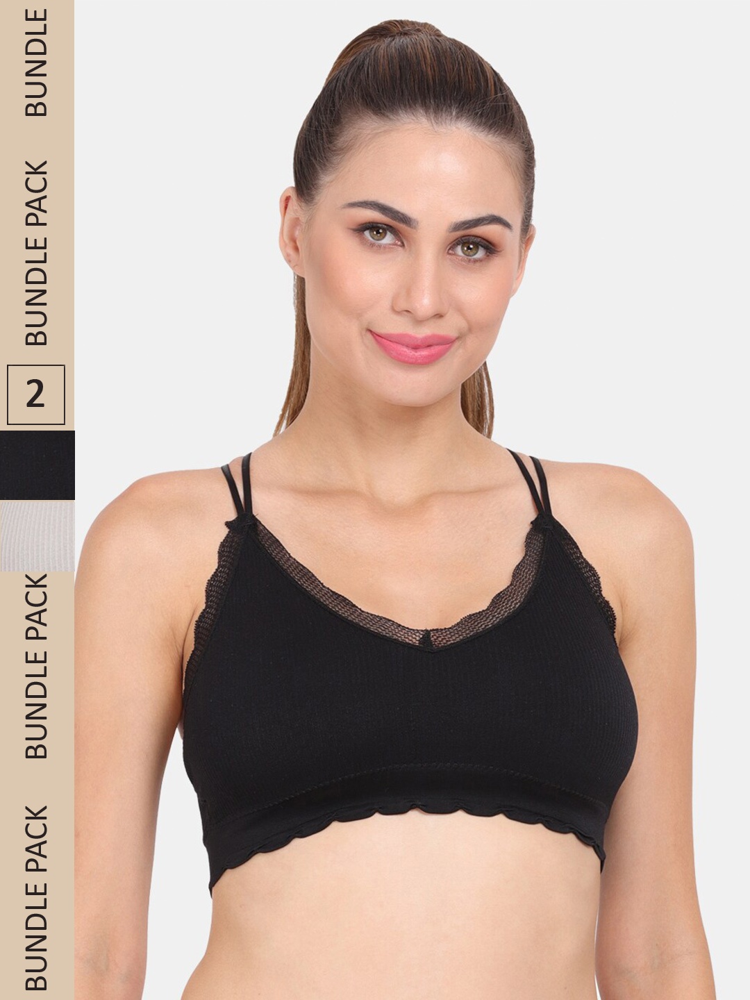 

Amour Secret Lightly Padded Bra, Black