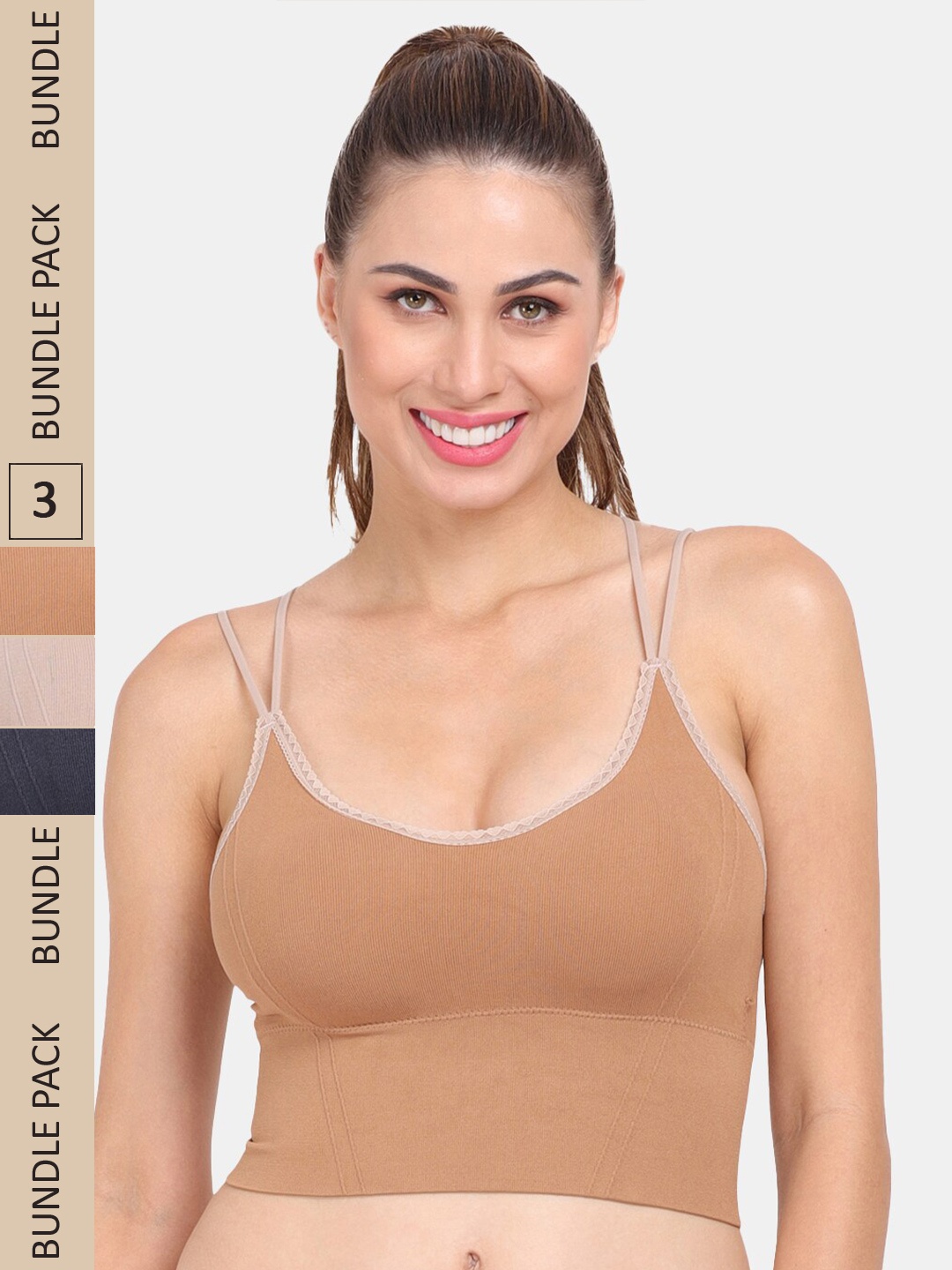

Amour Secret Lightly Padded Bra, Brown