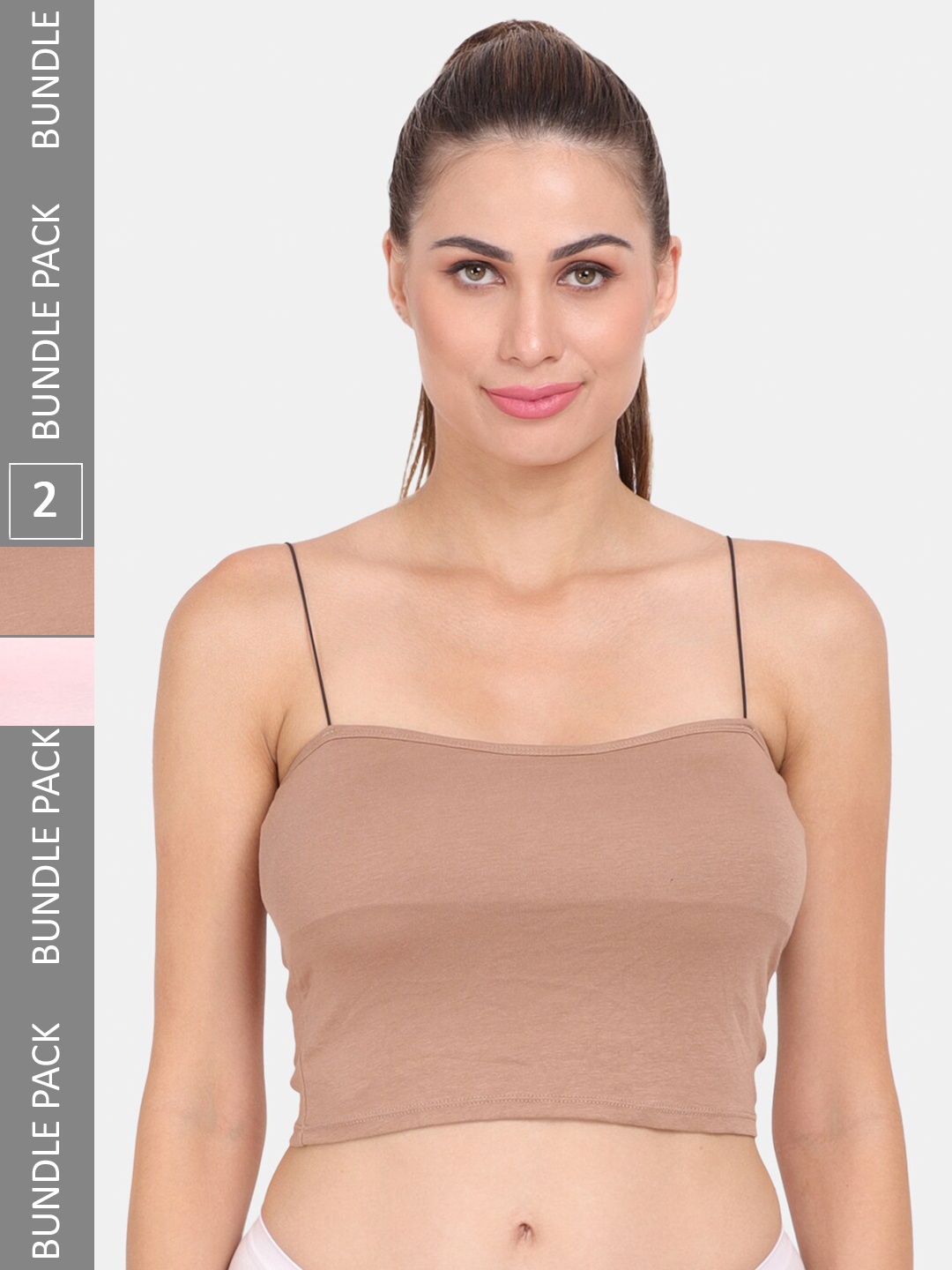 

Amour Secret Pink & Brown Bra Lightly Padded