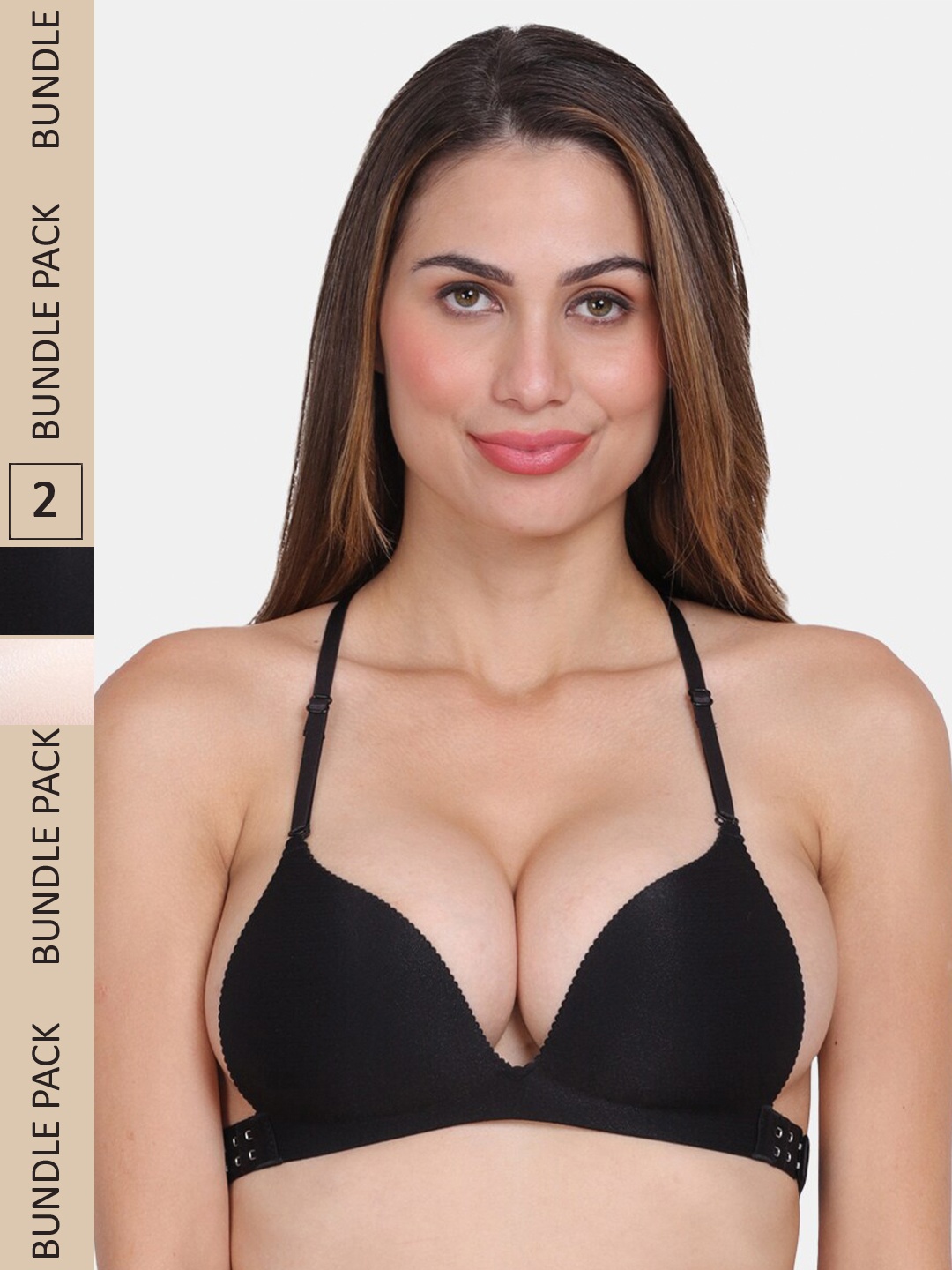 

Amour Secret Pack of 2 Lightly Padded Bra, Nude