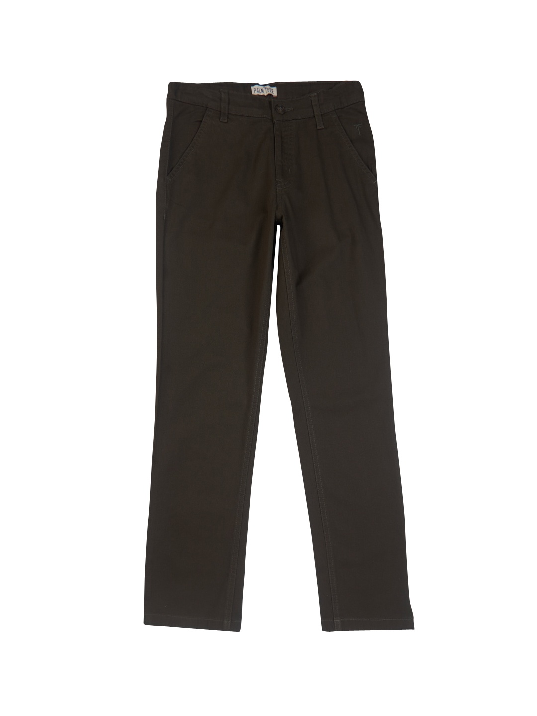 

Palm Tree Boys Chinos Trousers, Black