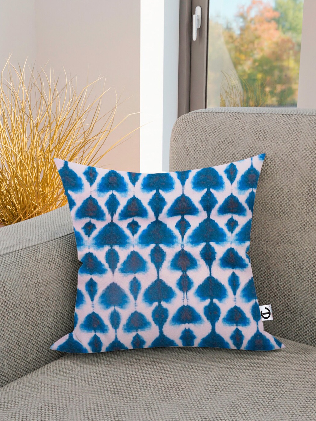 

CURIOUS LIFESTYLE Blue & White Quirky Square Cushion Covers