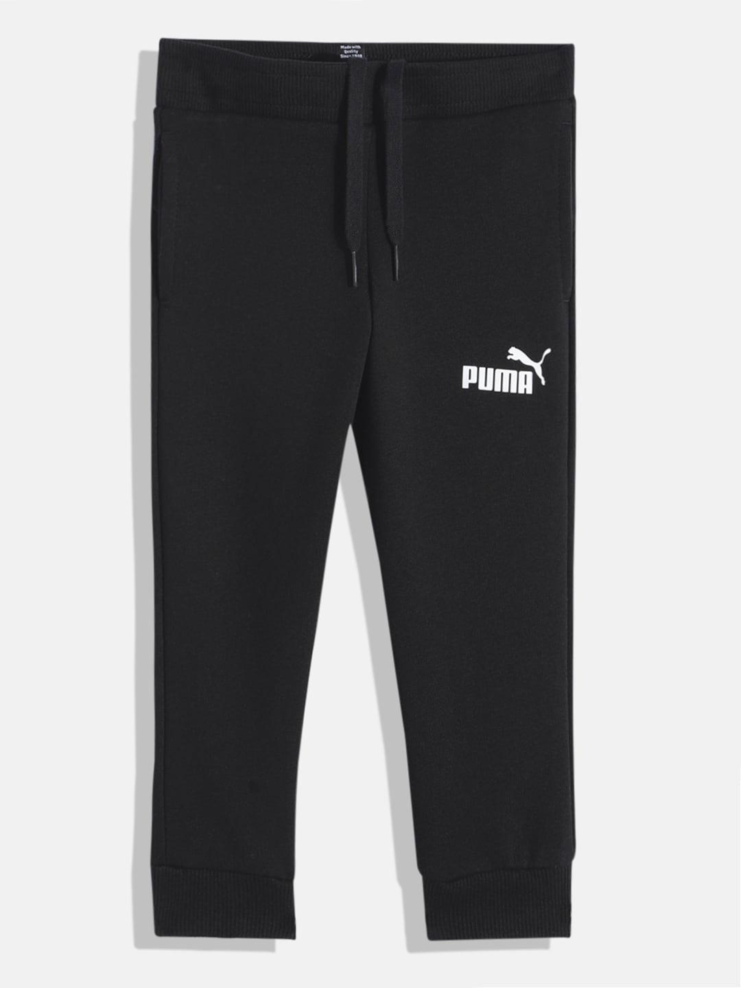 

Puma Girls Solid Essentials Youth Outdoor Sweat Sustainable Joggers With Minimal Brand Logo Print, Black