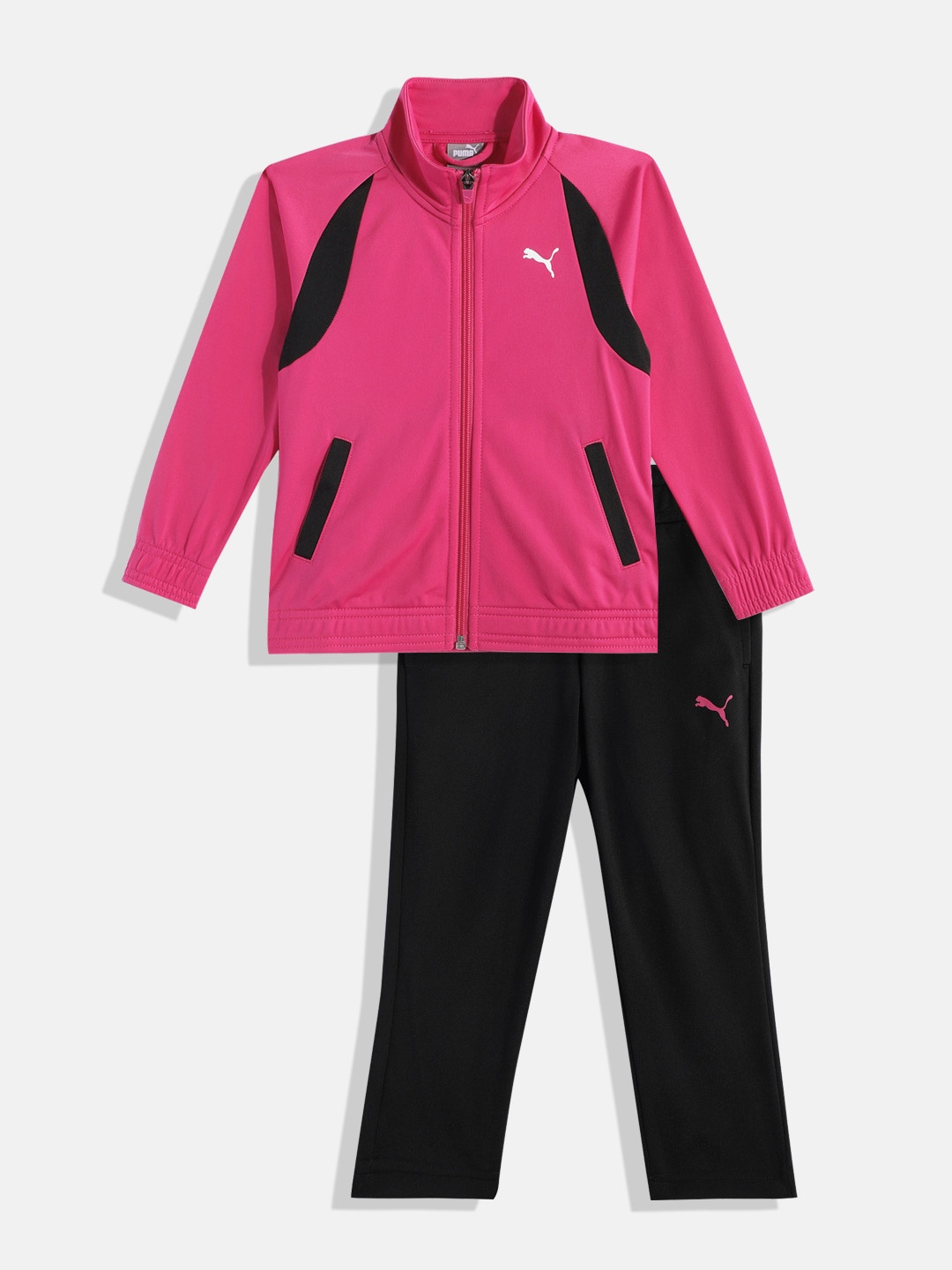 

Puma Girls Tricot Youth Regular Fit Track Suit, Pink