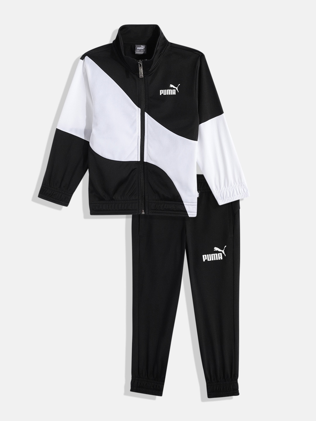 

Puma Boys Power Cat Youth Regular fit Track Suit, Black