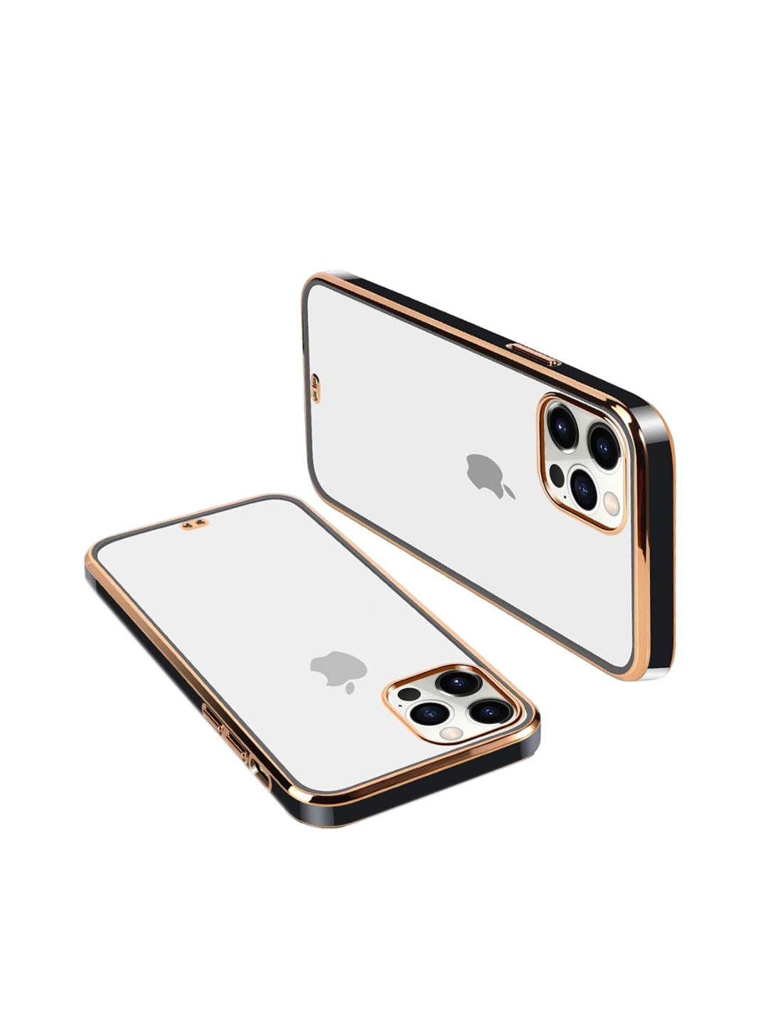 

Karwan Squareplatting Transparent iPhone 12 Pro Max Mobile Back Cover