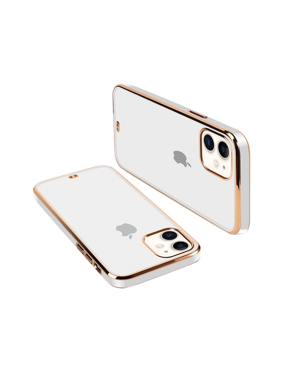 

Karwan iPhone 12 Mobile Phone Back Case, White