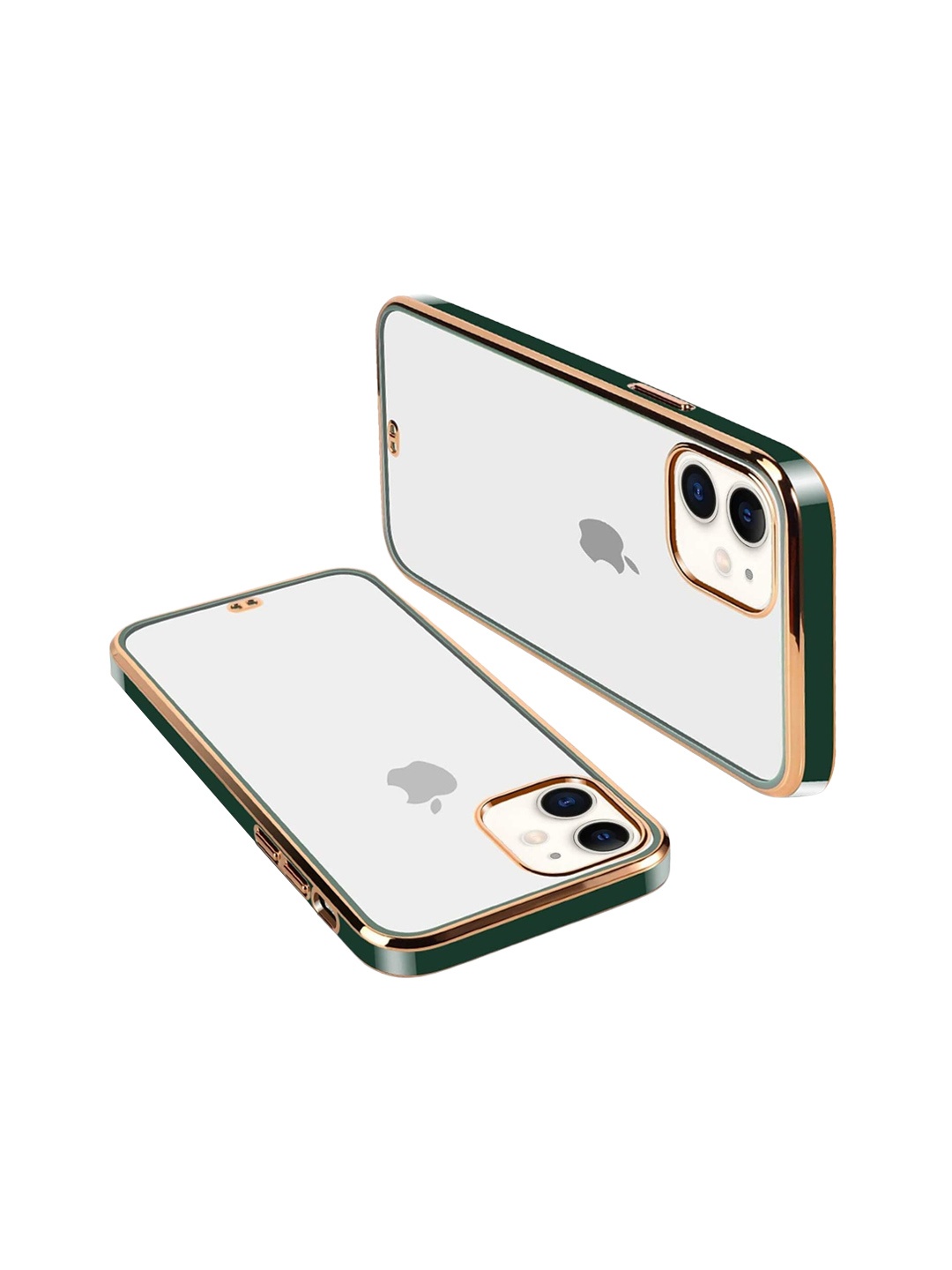 

Karwan Green and Gold Toned Squareplatting iPhone 11 Mobile Phone Case